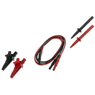 Schutzinger Multimeter Leads Probe Set with 1m Crocodile Clip Leads IEC 1010 SET3227