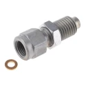 Stauff Steel Pressure Gauge Adapter G 1/4 to M16 Male SMA 20 R 1/4 V