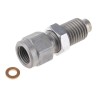 Stauff Steel Pressure Gauge Adapter G 1/4 to M16 Male SMA 20 R 1/4 V