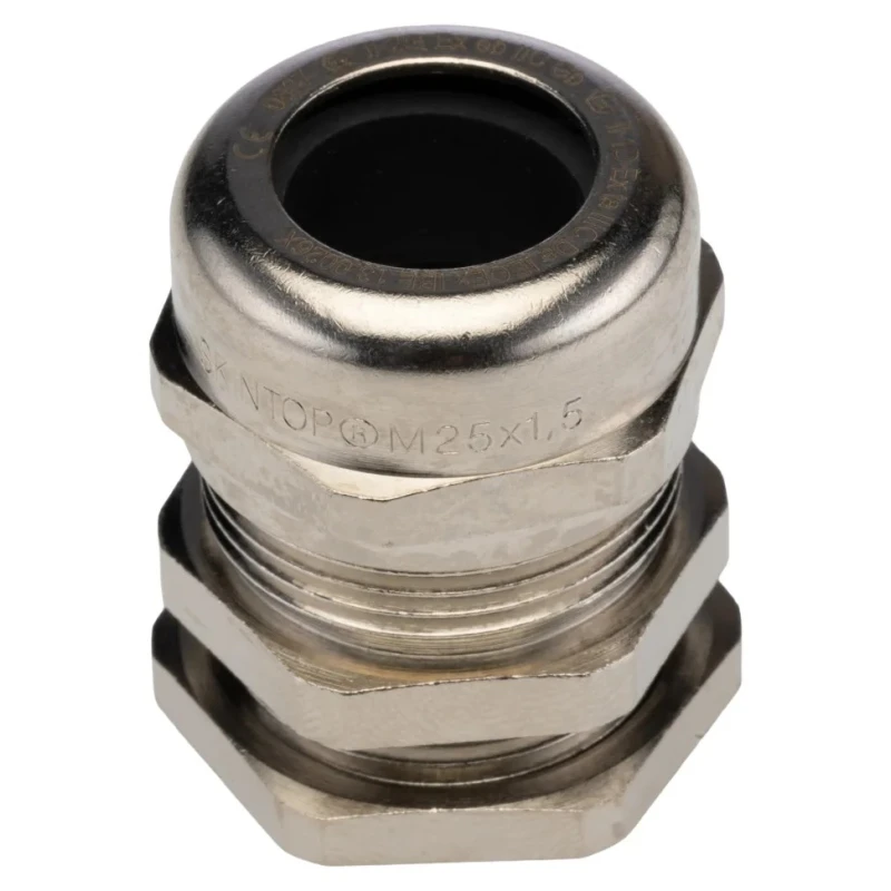 Lapp SKINTOP Series 5 Cable Gland Kit Nickel-Plated Brass, M25 Thread Size, ATEX, UL Certified 52103030+53112730