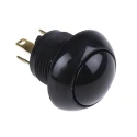 Otto P9 Series Push Button Switch Momentary DPDT Panel Mount Black LED IP68 28V dc 115V ac P9-113122