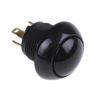 Otto P9 Series Push Button Switch Momentary DPDT Panel Mount Black LED IP68 28V dc 115V ac P9-113122