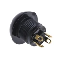 Otto P9 Series Push Button Switch Momentary DPDT Panel Mount Black LED IP68 28V dc 115V ac P9-113122