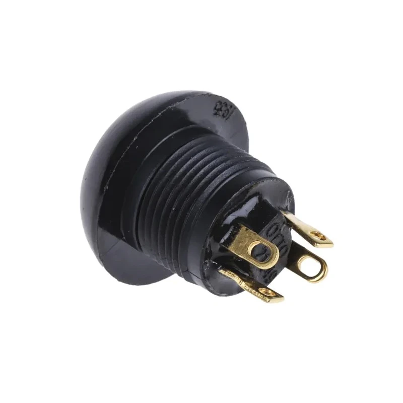 Otto P9 Series Push Button Switch Momentary DPDT Panel Mount Black LED IP68 28V dc 115V ac P9-113122