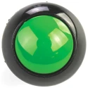 Otto P9 Series Push Button Switch Momentary Panel 0.5 x 0.5 in Cutout DPDT Green LED IP68 28 V dc 115 V ac P9-113125