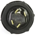 Otto P9 Series Push Button Switch Momentary Panel 0.5 x 0.5 in Cutout DPDT Green LED IP68 28 V dc 115 V ac P9-113125