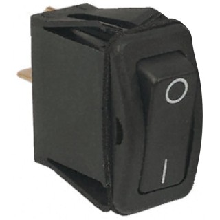 Otto Illuminated SPST Latching On-None-On Rocker Switch Panel Aluminium Housing Black Actuator K1ABAAAAAR