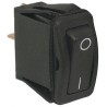 Otto Illuminated SPST Latching On-None-On Rocker Switch Panel Aluminium Housing Black Actuator K1ABAAAAAR