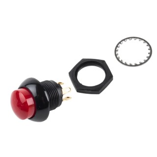 Otto P9 Series Push Button Switch Momentary Panel DPDT Red LED IP68 28V dc 115V ac P9-213121