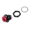 Otto P9 Series Push Button Switch Momentary Panel DPDT Red LED IP68 28V dc 115V ac P9-213121