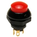 Otto P9 Series Push Button Switch Momentary Panel DPDT Red LED IP68 28V dc 115V ac P9-213121