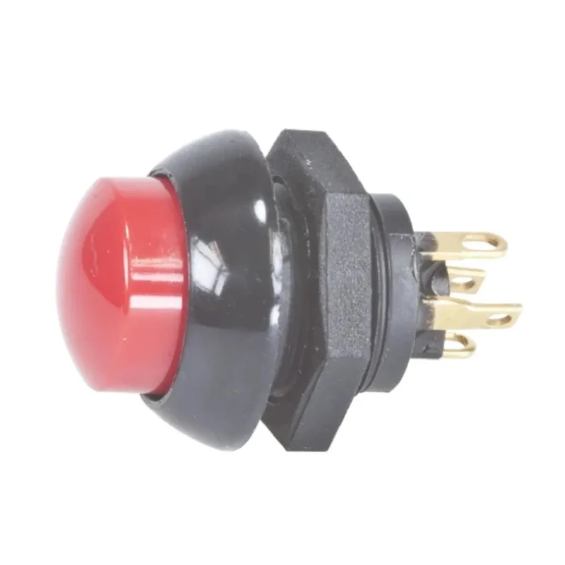 Otto P9 Series Push Button Switch Momentary Panel DPDT Red LED IP68 28V dc 115V ac P9-213121