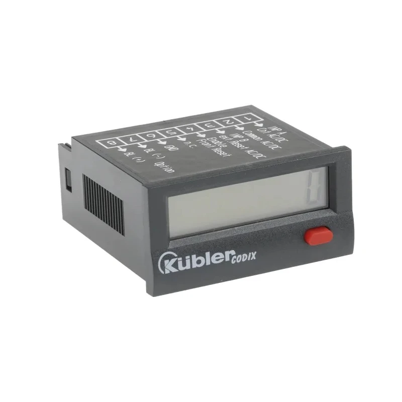 Kubler CODIX 130 8 Digit LCD Counter Panel Mount Germany Model 6.130.012.853