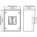 Schneider Electric 3-Pole Panel Mount Isolator Switch, IP65, 11A, 11 kW VCF01SS3