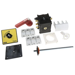 Schneider Electric 3-Pole Panel Mount Isolator Switch 68.5A 37kW IP65 IP20 Red Handle VCCF5