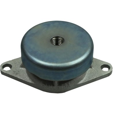 Paulstra Hutchinson Anti-Vibration Mount Female Buffer Foot M12 Thread 1800 daN Compression 69 mm OD 41 mm H 53060360