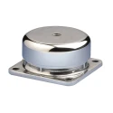 Paulstra Hutchinson Anti-Vibration Mount Female Buffer Foot M12 Thread 1800 daN Compression 100 mm OD 52 mm Height 53062245