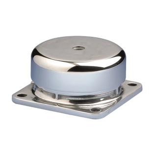 Paulstra Hutchinson Anti-Vibration Mount Female Buffer Foot M12 Thread 1800 daN Compression 100 mm OD 52 mm Height 53062245