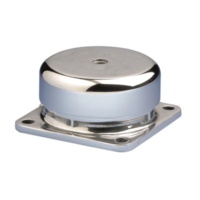Paulstra Hutchinson Anti-Vibration Mount Female Buffer Foot M12 Thread 1800 daN Compression 100 mm OD 52 mm Height 53062245
