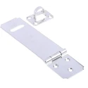 RS PRO Stainless Steel Zinc Plated Hasp & Staple 36mm Width 114mm Length 434-9602