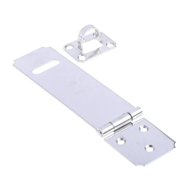 RS PRO Stainless Steel Zinc Plated Hasp & Staple 36mm Width 114mm Length 434-9602