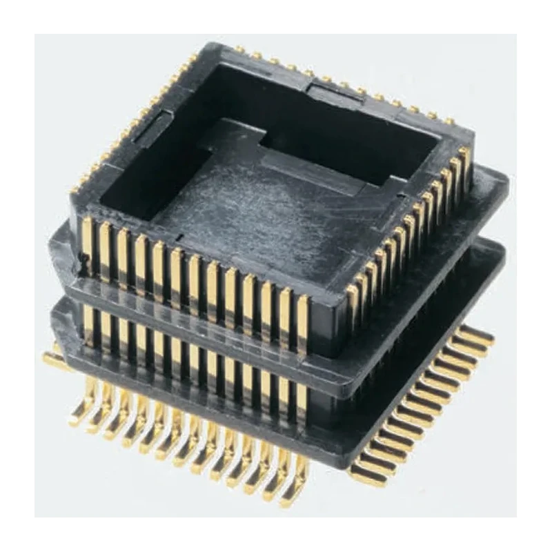 Winslow 1.27 mm Pitch 68 Way Surface Mount Through Hole PLCC IC Socket W9327
