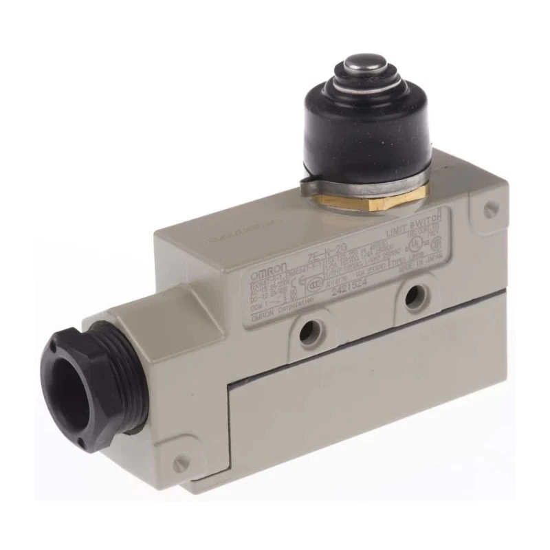 Omron ZE Series Plunger Limit Switch SPDT IP65, 480V AC, 15A 