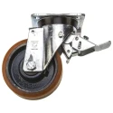 LAG Braked Swivel Castor 700 kg Load Capacity 150 mm Wheel Diameter Polyurethane Wheel 23867 FV