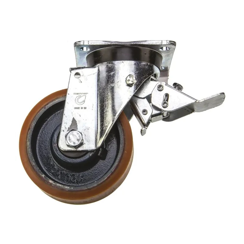 LAG Braked Swivel Castor 700 kg Load Capacity 150 mm Wheel Diameter Polyurethane Wheel 23867 FV
