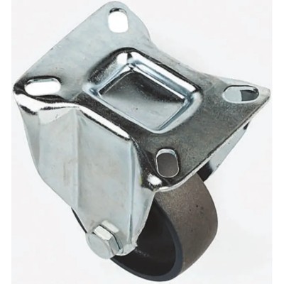 LAG Fixed Castor 850 kg Load Capacity, 200 mm Cast Iron Wheel, Galvanised Steel Frame 1095
