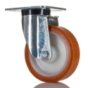 LAG Heavy Duty Swivel Castor with Polyurethane Wheel 150 mm Diameter 400 kg Load Capacity Model 19891