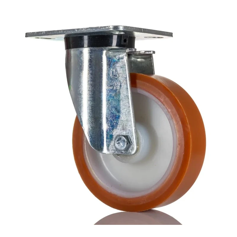 LAG Heavy Duty Swivel Castor with Polyurethane Wheel 150 mm Diameter 400 kg Load Capacity Model 19891