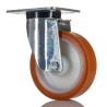 LAG Heavy Duty Swivel Castor with Polyurethane Wheel 150 mm Diameter 400 kg Load Capacity Model 19891