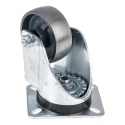 LAG Heavy Duty Swivel Castor 250 kg Capacity, 80 mm Cast Iron Wheel, Galvanised Steel Frame 1068