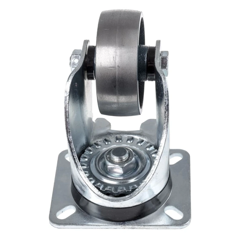 LAG Heavy Duty Swivel Castor 250 kg Capacity, 80 mm Cast Iron Wheel, Galvanised Steel Frame 1068