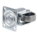 LAG Heavy Duty Swivel Castor 250 kg Capacity, 80 mm Cast Iron Wheel, Galvanised Steel Frame 1068