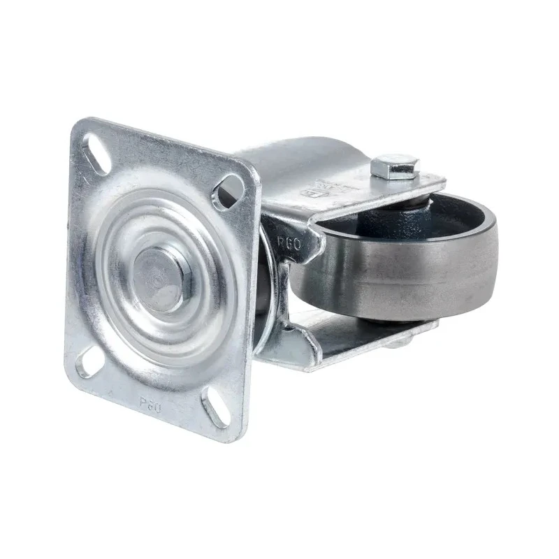 LAG Heavy Duty Swivel Castor 250 kg Capacity, 80 mm Cast Iron Wheel, Galvanised Steel Frame 1068