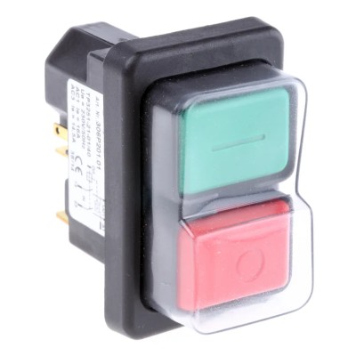 EICHOFF Push Button Switch Module 230V 16A Double Pole Isolation Rocker Pushbutton IP65 3251-21-01/67