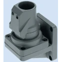 Rose+Krieger Aluminium Hinge Connecting Component Compatible with 48 mm Groove and Strut Profile 494962000