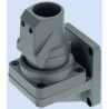 Rose+Krieger Aluminium Hinge Connecting Component Compatible with 48 mm Groove and Strut Profile 494962000