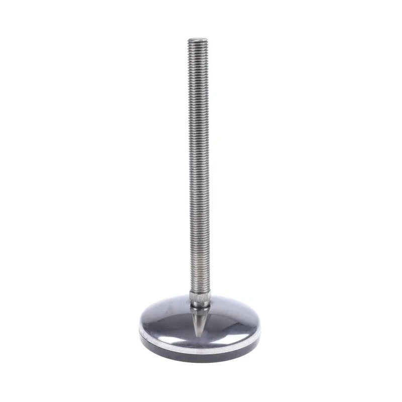 Nu-Tech Engineering Stainless Steel Adjustable Foot M16 Thread, 100 mm Diameter, 1000 kg Static Load Capacity, 3.5° A105/025