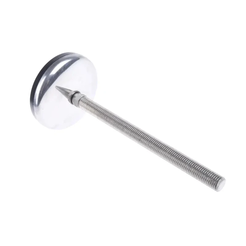 Nu-Tech Engineering Stainless Steel Adjustable Foot M16 Thread, 100 mm Diameter, 1000 kg Static Load Capacity, 3.5° A105/025