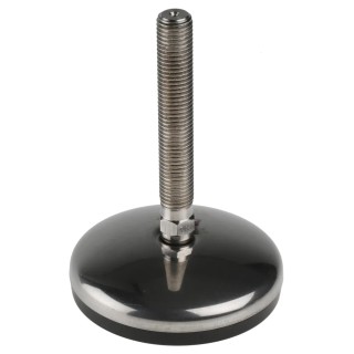 Nu-Tech Engineering Adjustable Foot M16 100 mm Dia Stainless Steel Base 1000 kg Static Load Capacity 3.5 ° Tilt A105/022