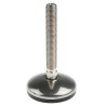Nu-Tech Engineering M16 Thread Size 50 mm Dia. Stainless Steel Adjustable Foot with 750 kg Static Load Capacity and A105/016
