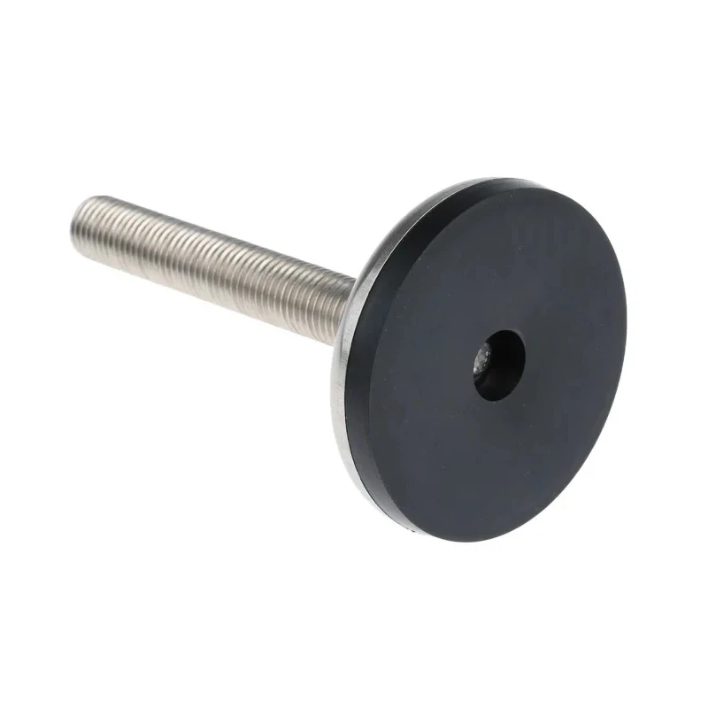 Nu-Tech Engineering M16 Thread Size 50 mm Dia. Stainless Steel Adjustable Foot with 750 kg Static Load Capacity and A105/016