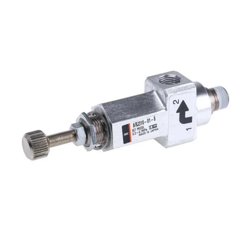 SMC One-Touch Fitting Pneumatic Regulator M5 x 0.8, R 1/8, 0.2 MPa, Compact ARJ310 ARJ310