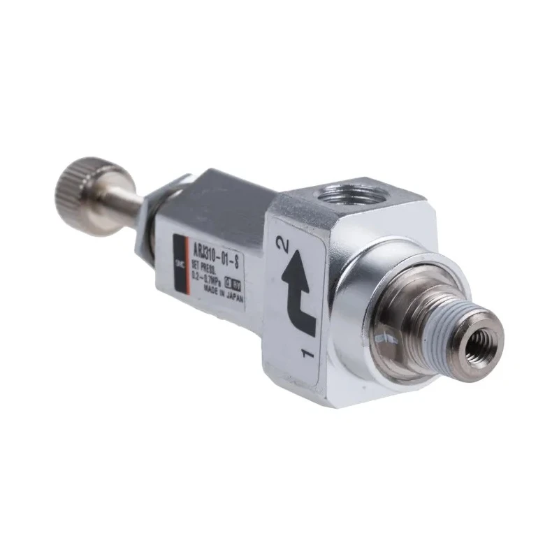 SMC One-Touch Fitting Pneumatic Regulator M5 x 0.8, R 1/8, 0.2 MPa, Compact ARJ310 ARJ310