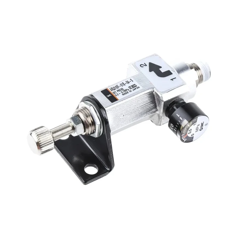 SMC Pneumatic Regulator Female Thread One-Touch Fitting M5 x 0.8, R 1/8 0.2 MPa ARJ310