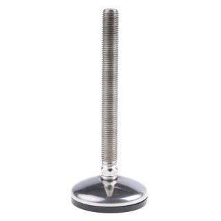 Nu-Tech Engineering Stainless Steel M16 Thread Size 75 mm Diameter Adjustable Foot 750 kg Static Load Capacity 3.5 A105/018