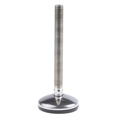 Nu-Tech Engineering Stainless Steel M16 Thread Size 75 mm Diameter Adjustable Foot 750 kg Static Load Capacity 3.5 A105/018